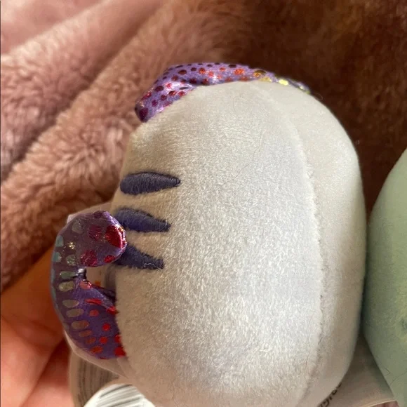 Squishmallows Mint Green and purple Plush Toy Set - Picture 4 of 9